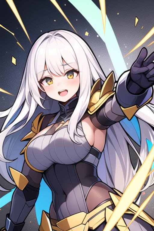 01393-3705700518-1girl, white hair, long hair, armor, dynamic pose, animatic, _.png